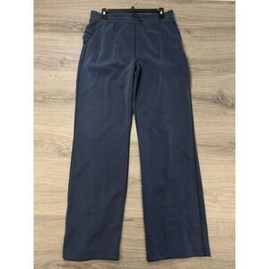 Lululemon Softstreme High Rise Pants Sweatpants Women's 10 Navy Blue Track Gym